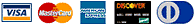 Accepted credit cards